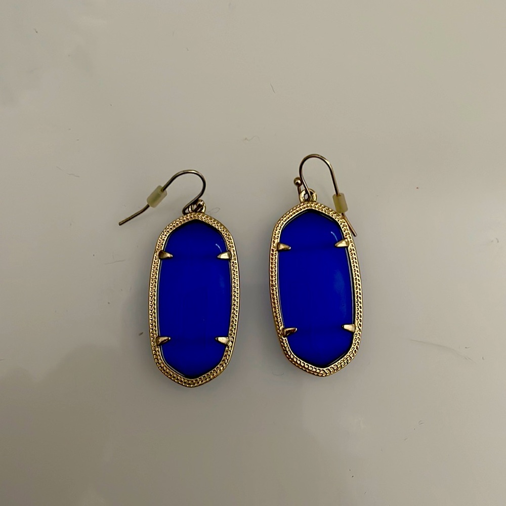 Authentic Kendra Scott Elle Gold Drop Earrings